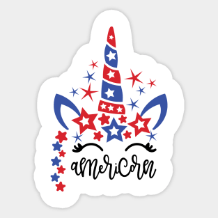 Americorn Sticker